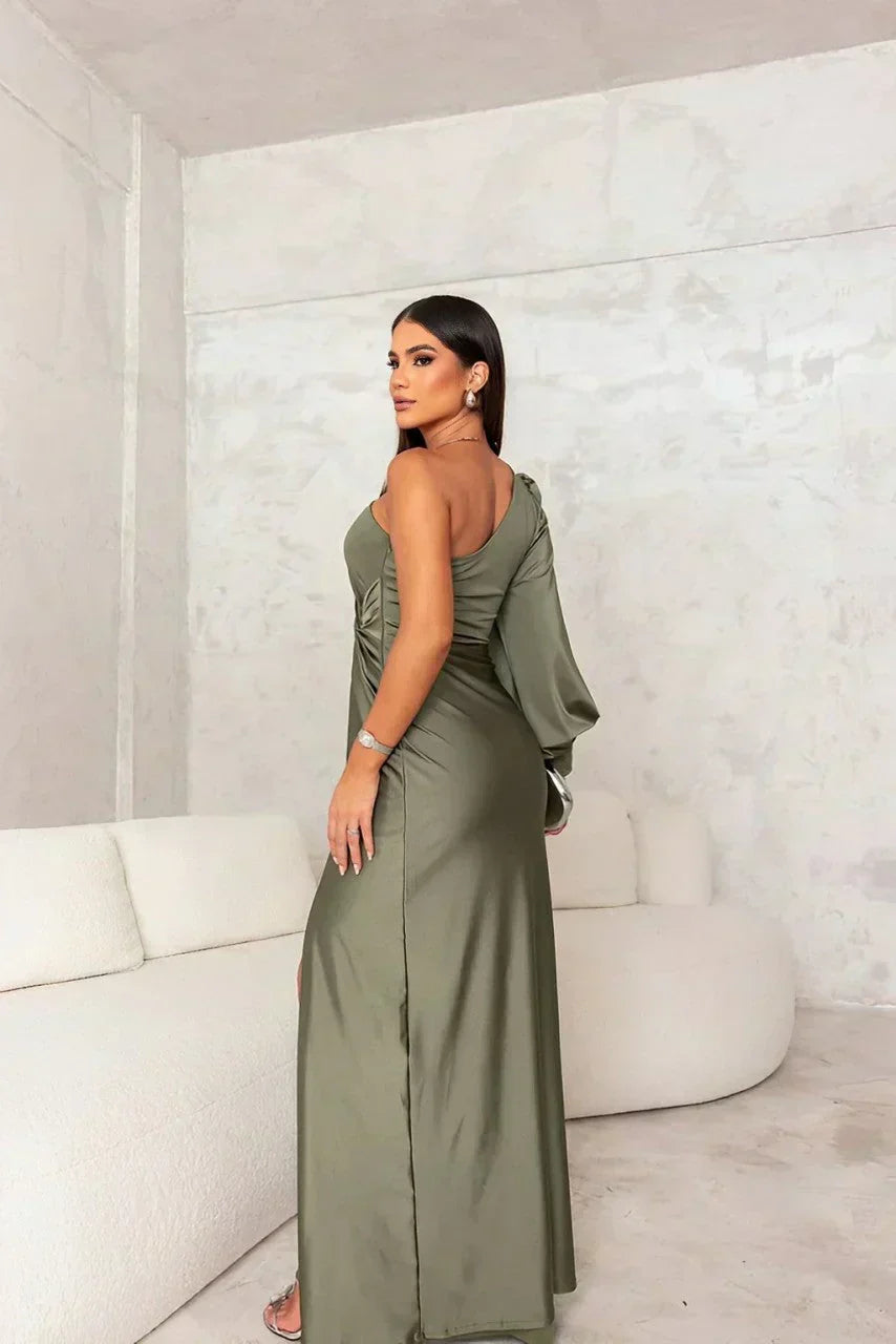Samantha | Elegante Avondjurk met Één Schouder