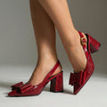 Rosanna | Slingback Pumps met Strikdetail