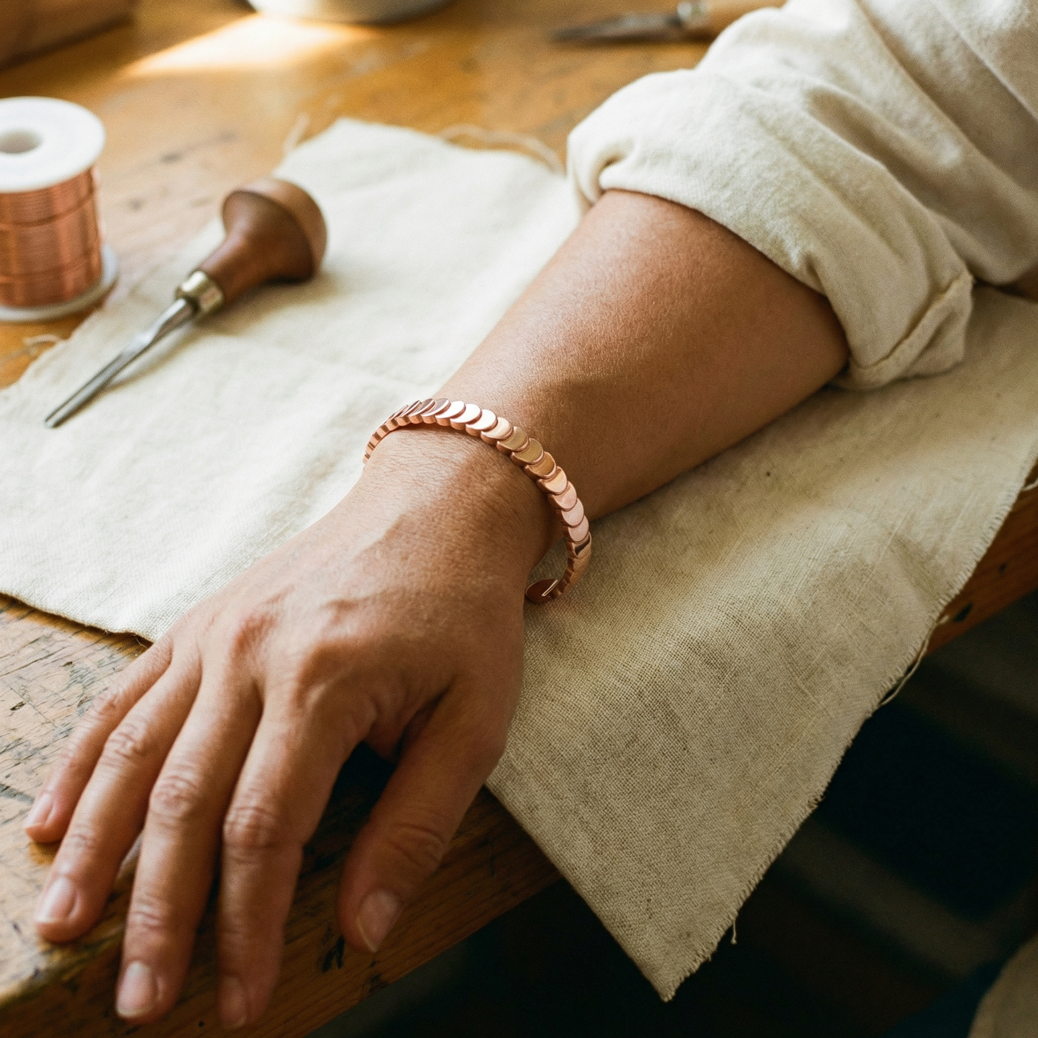 Vera's Tide Koperen Armband