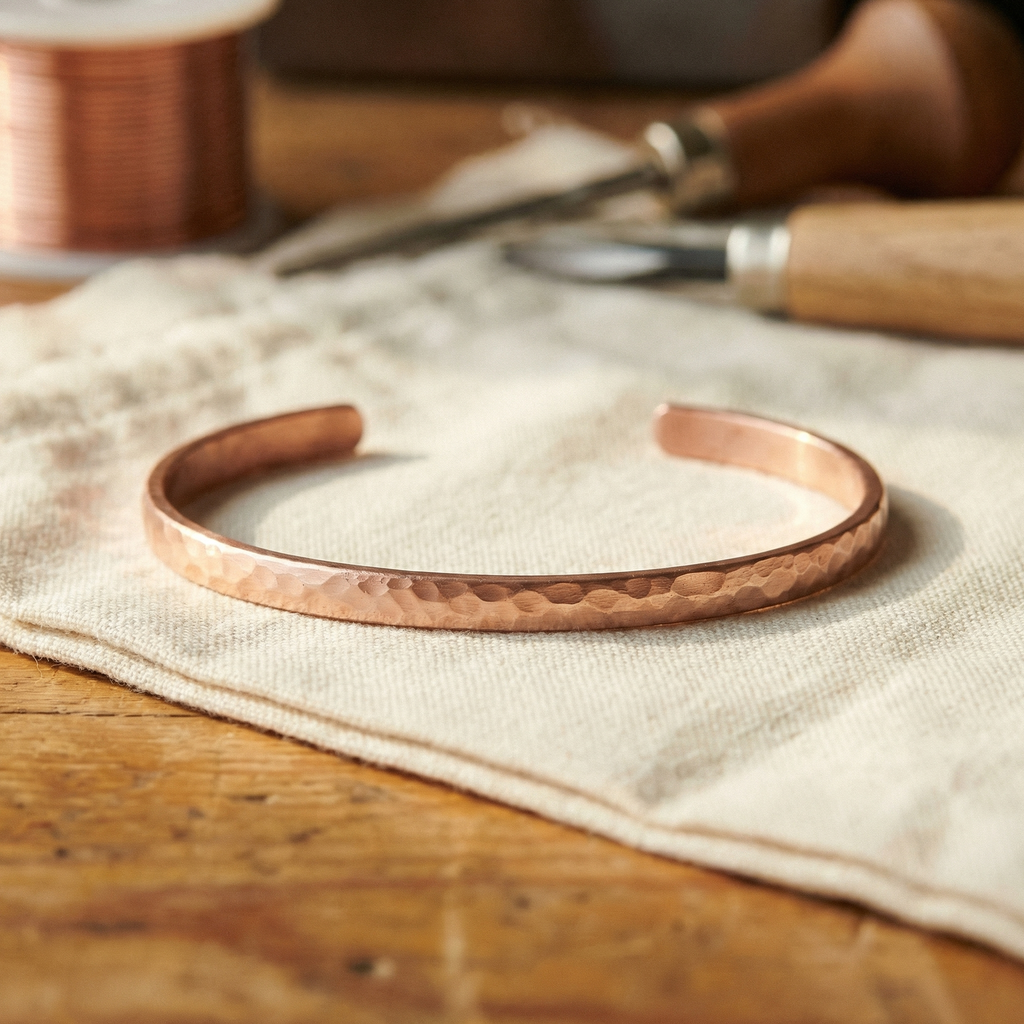 Vera's Sand Koper Enkelband