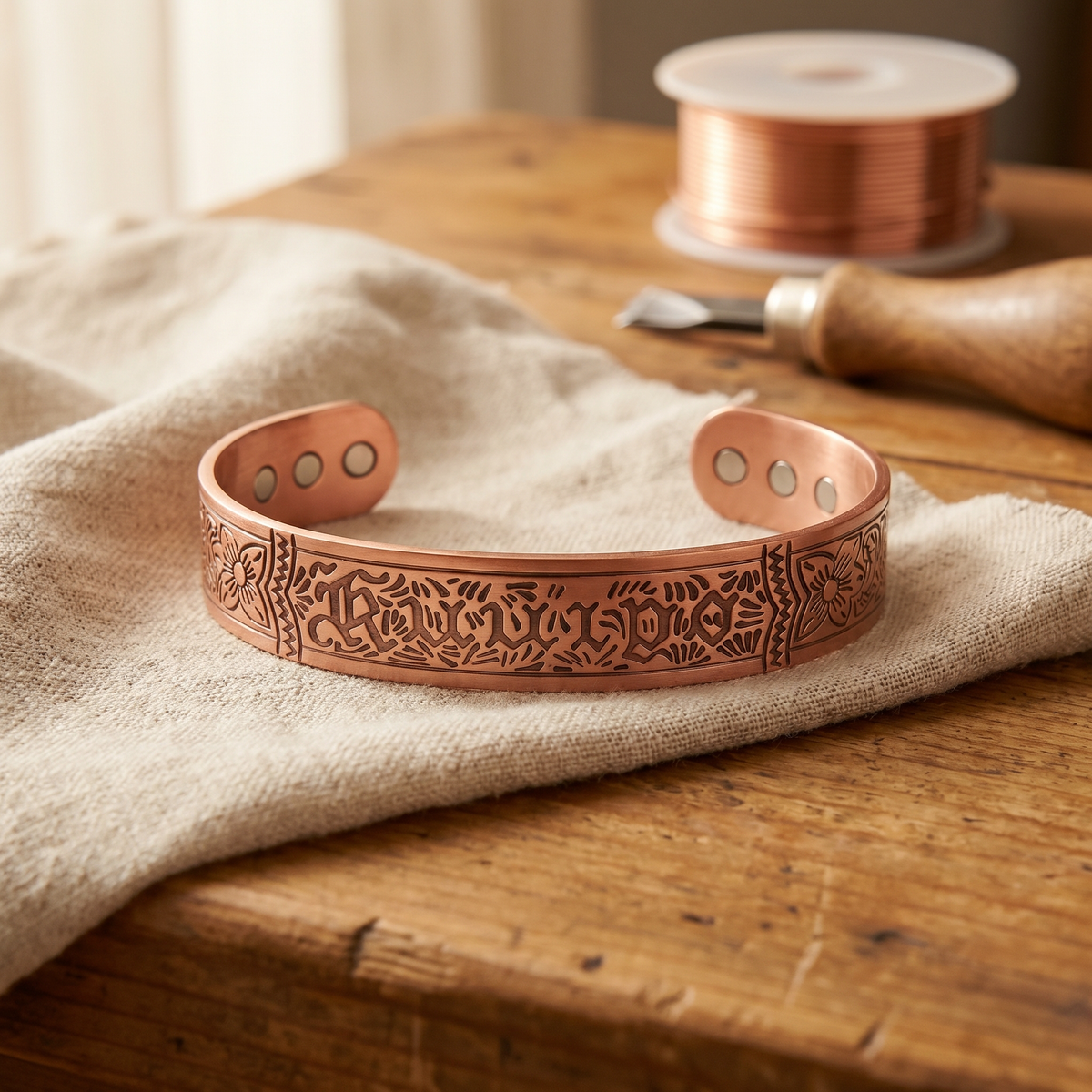 Vera's Drift Koperen Armband