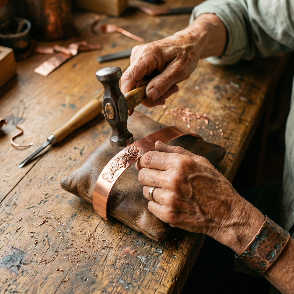 Vera's Loam Koperen Armband
