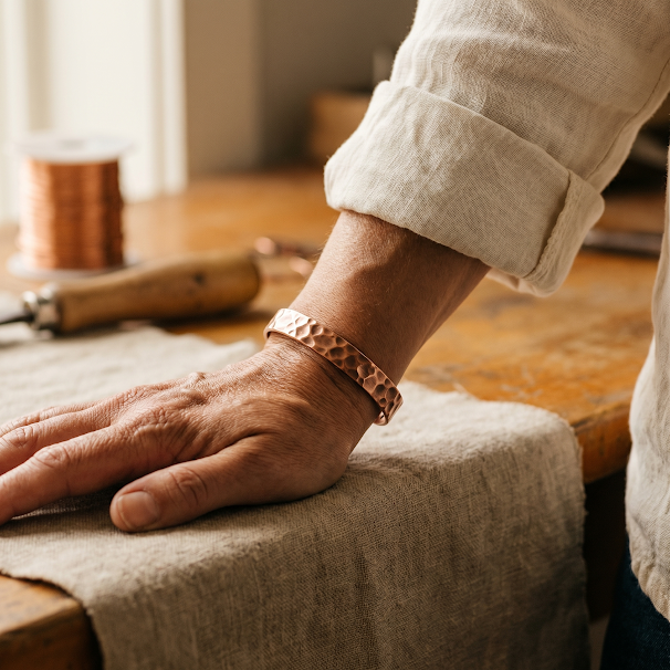 Vera's Furrow Koperen Armband