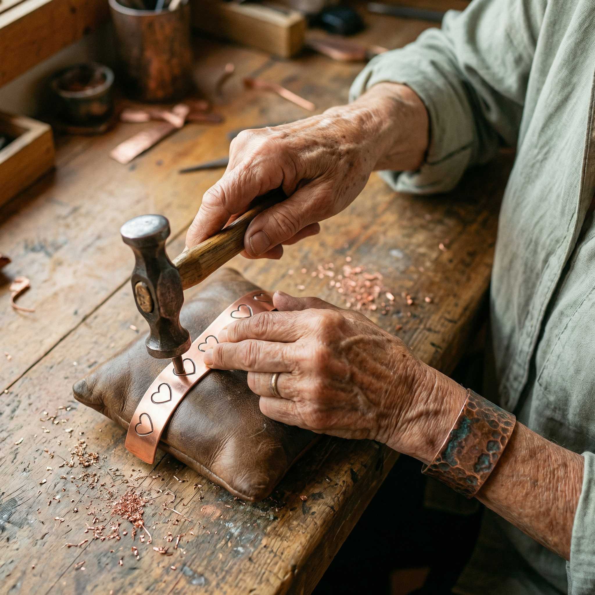 Vera's Hearth Koperen Armband