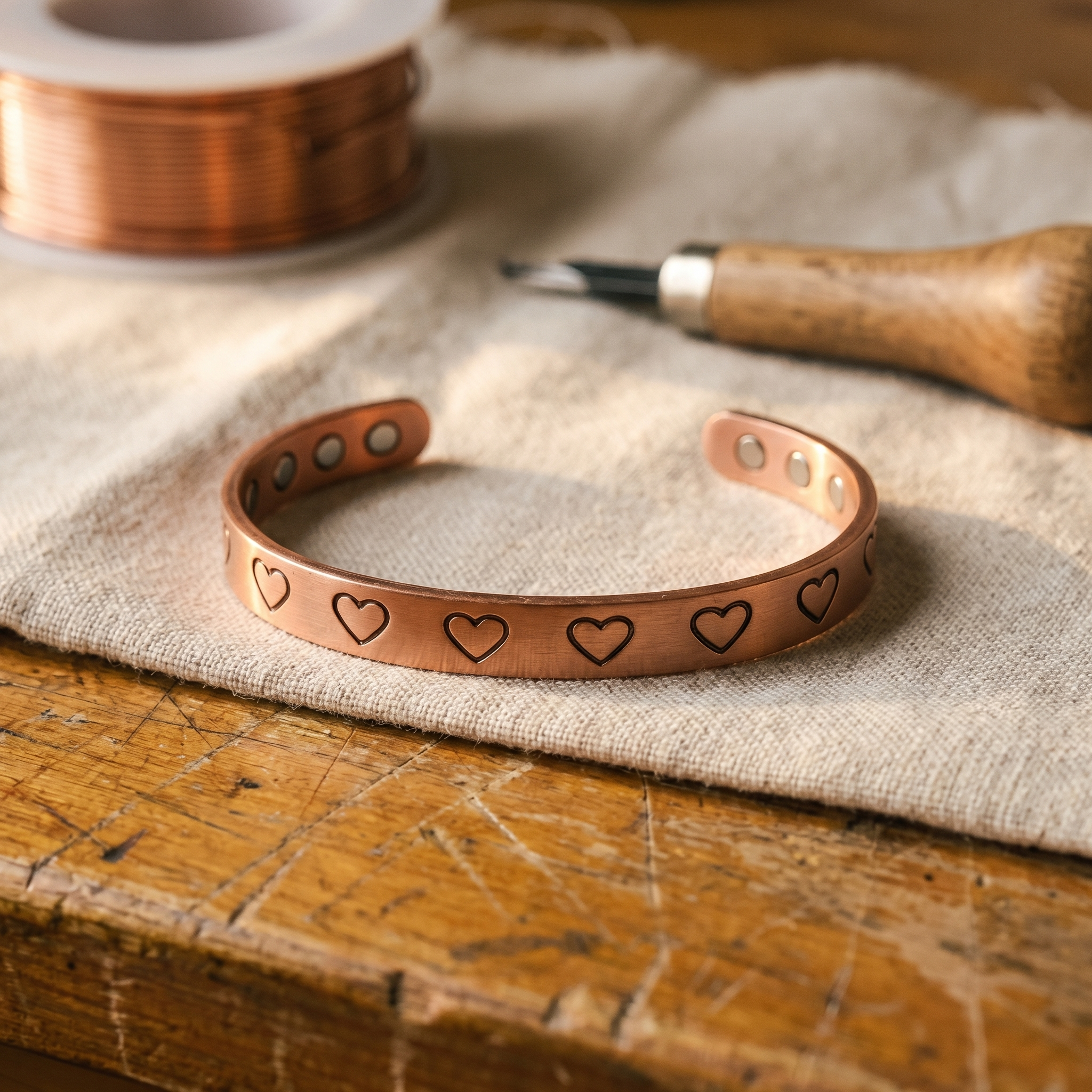 Vera's Hearth Koperen Armband