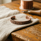 Vera's Koperen Armband met Wijnstok