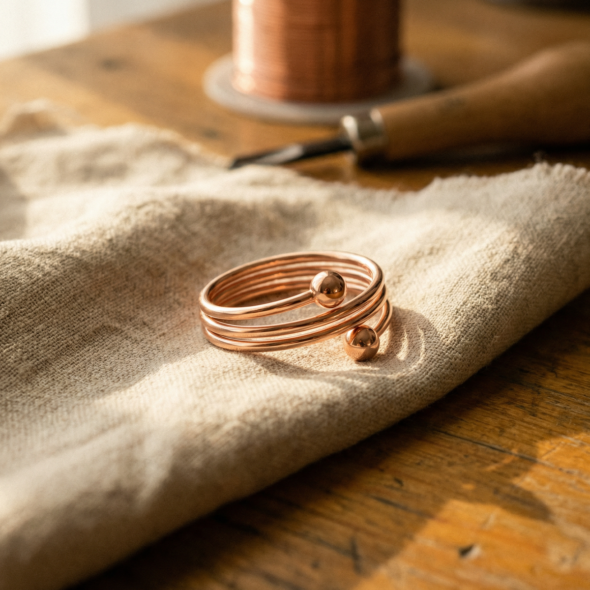 Vera's Silt Koperen Ring