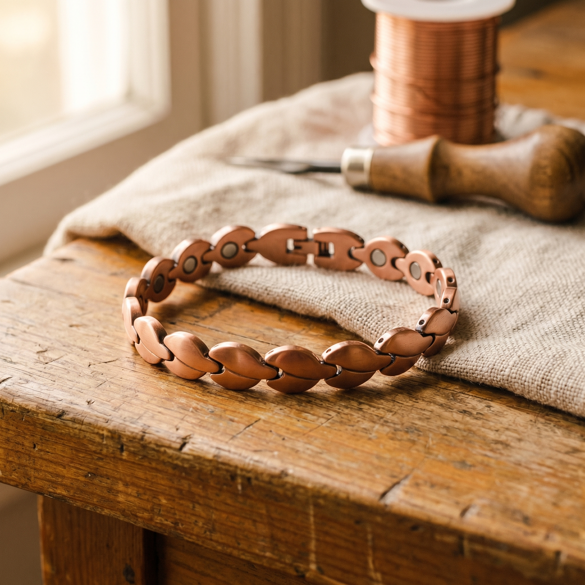 Vera's Marsh Copper Enkelband
