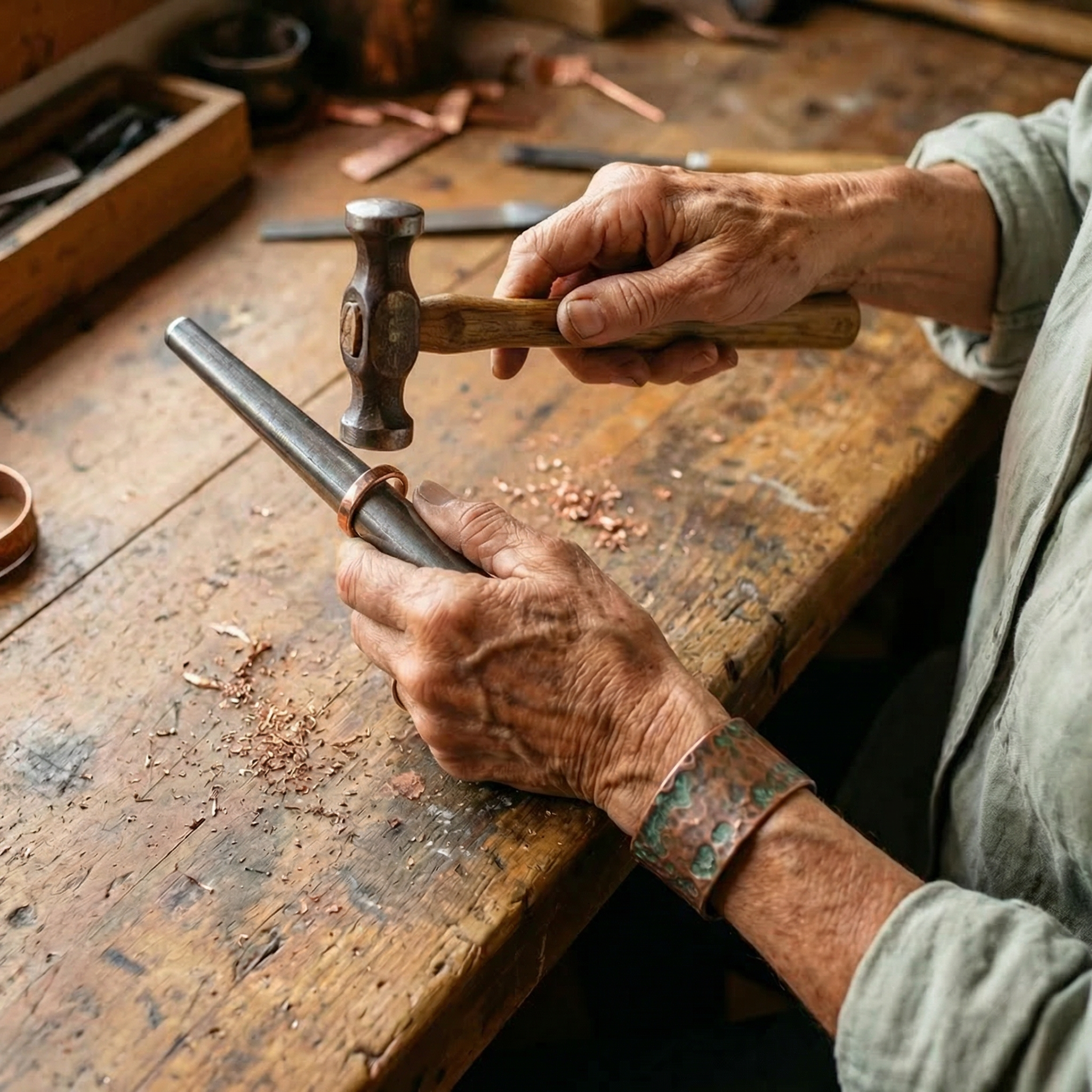 Vera's Tine Koperen Ring