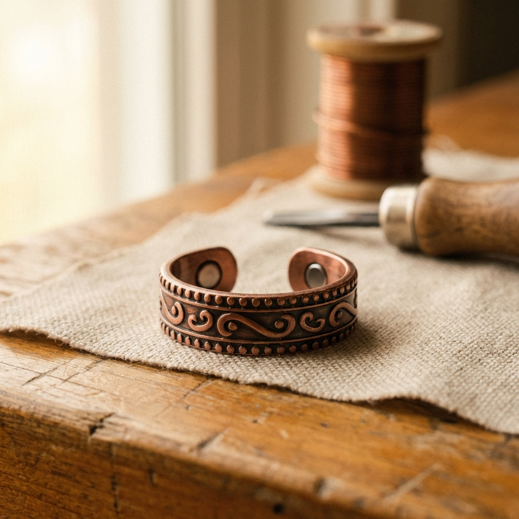 Vera's Fern Koperen Ring