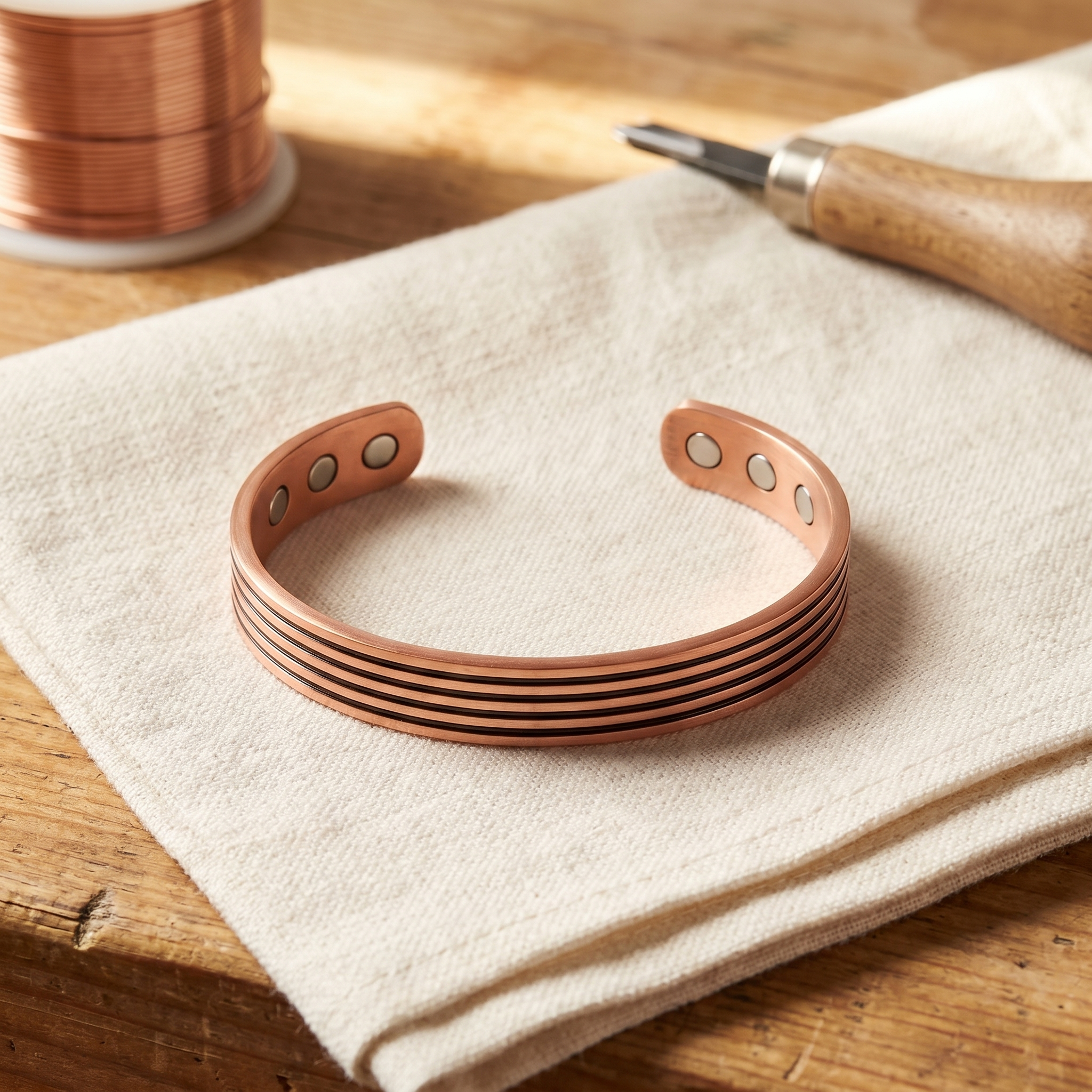 Vera's Salie Koperen Armband