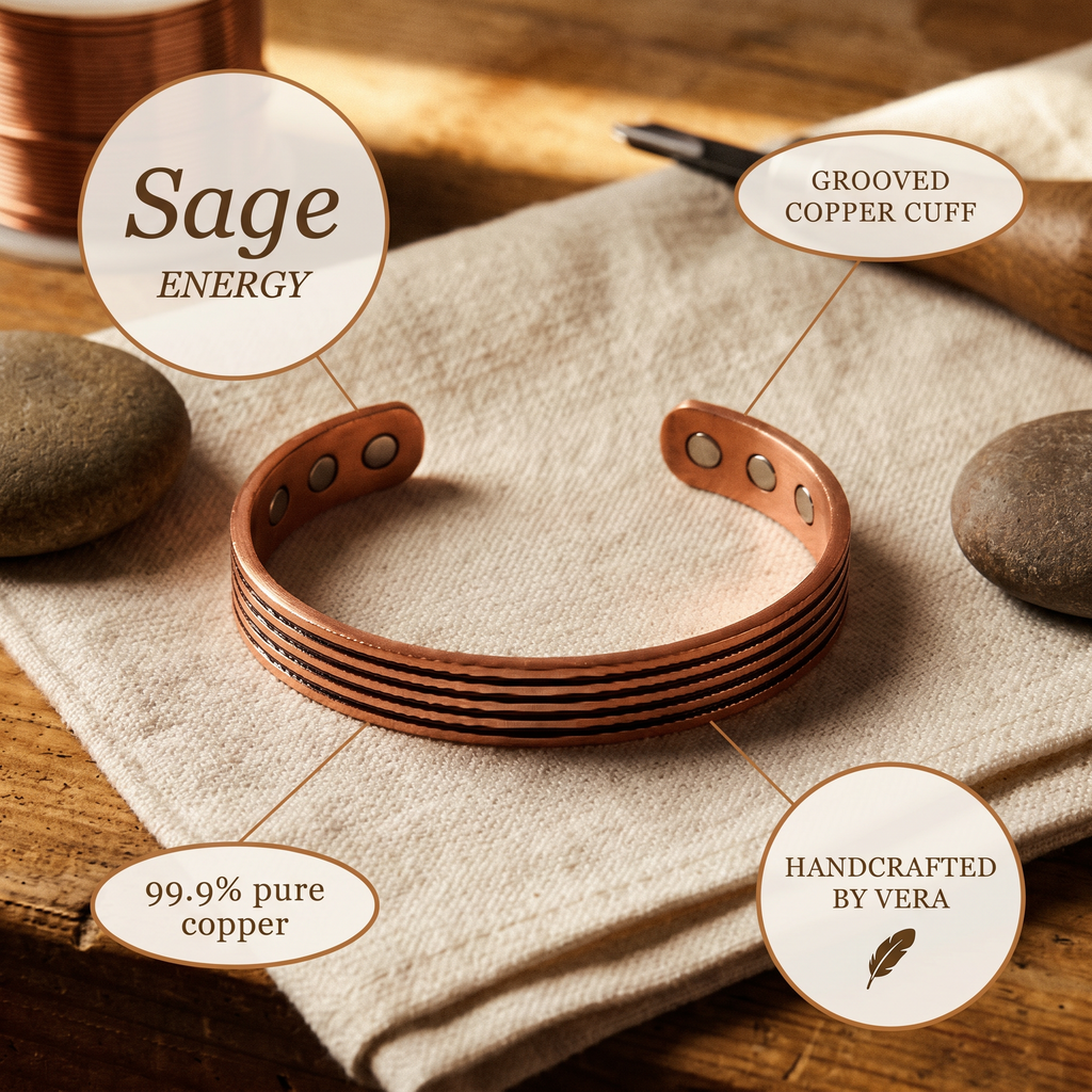Vera's Salie Koperen Armband