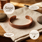 Vera's Salie Koperen Armband