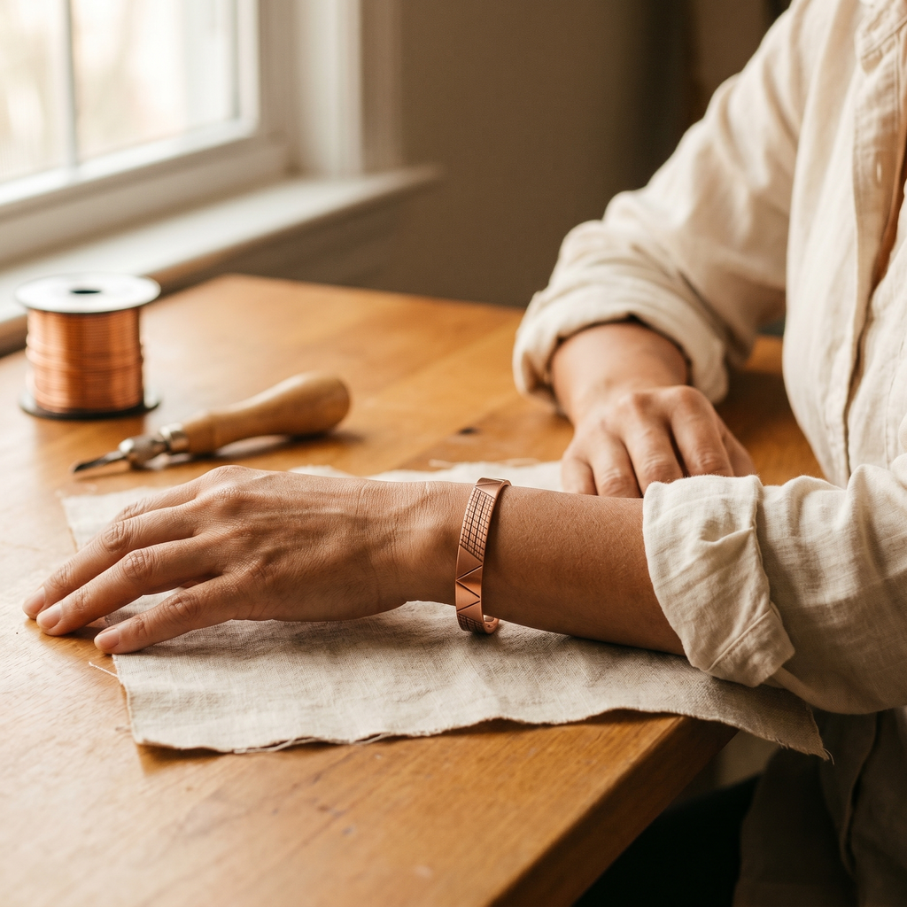 Vera's Crest Koperen Armband