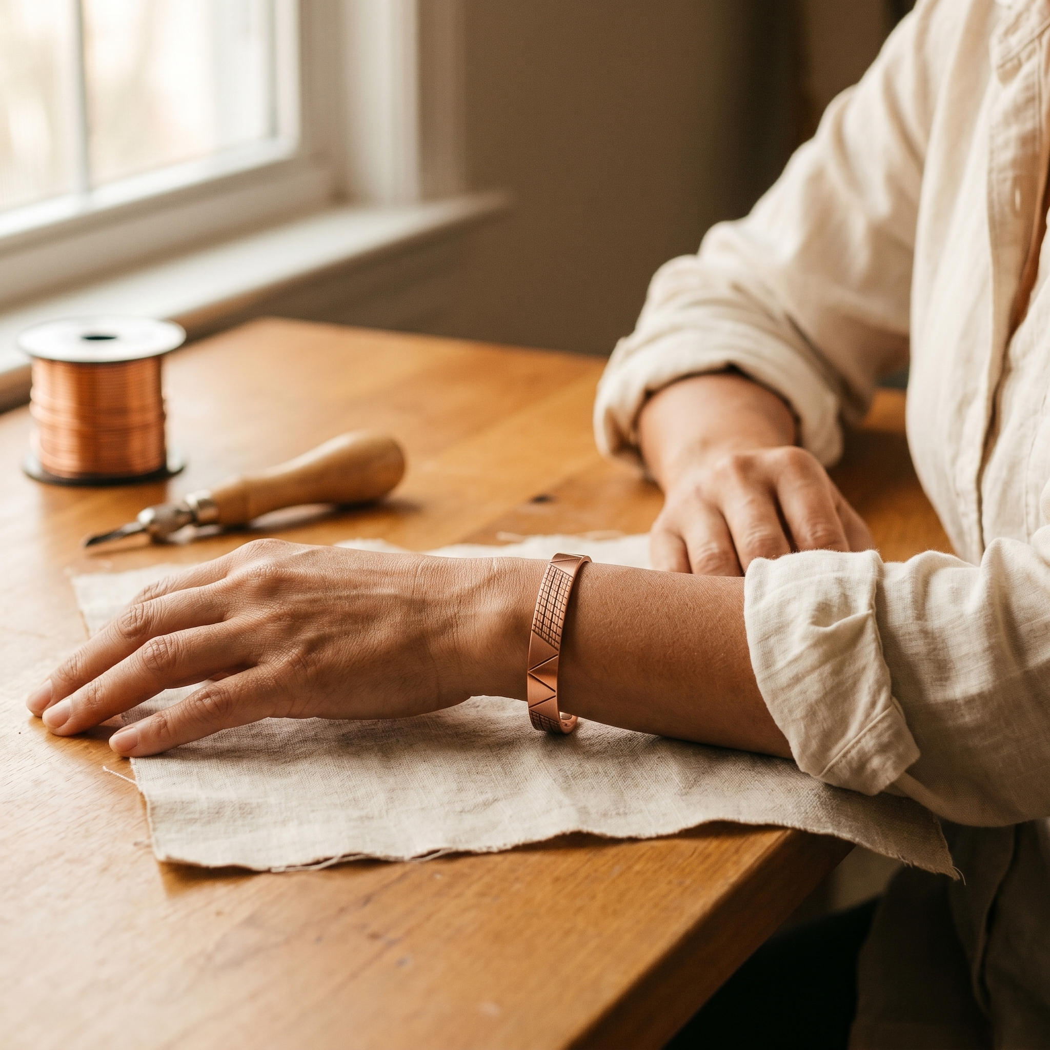 Vera's Crest Koperen Armband