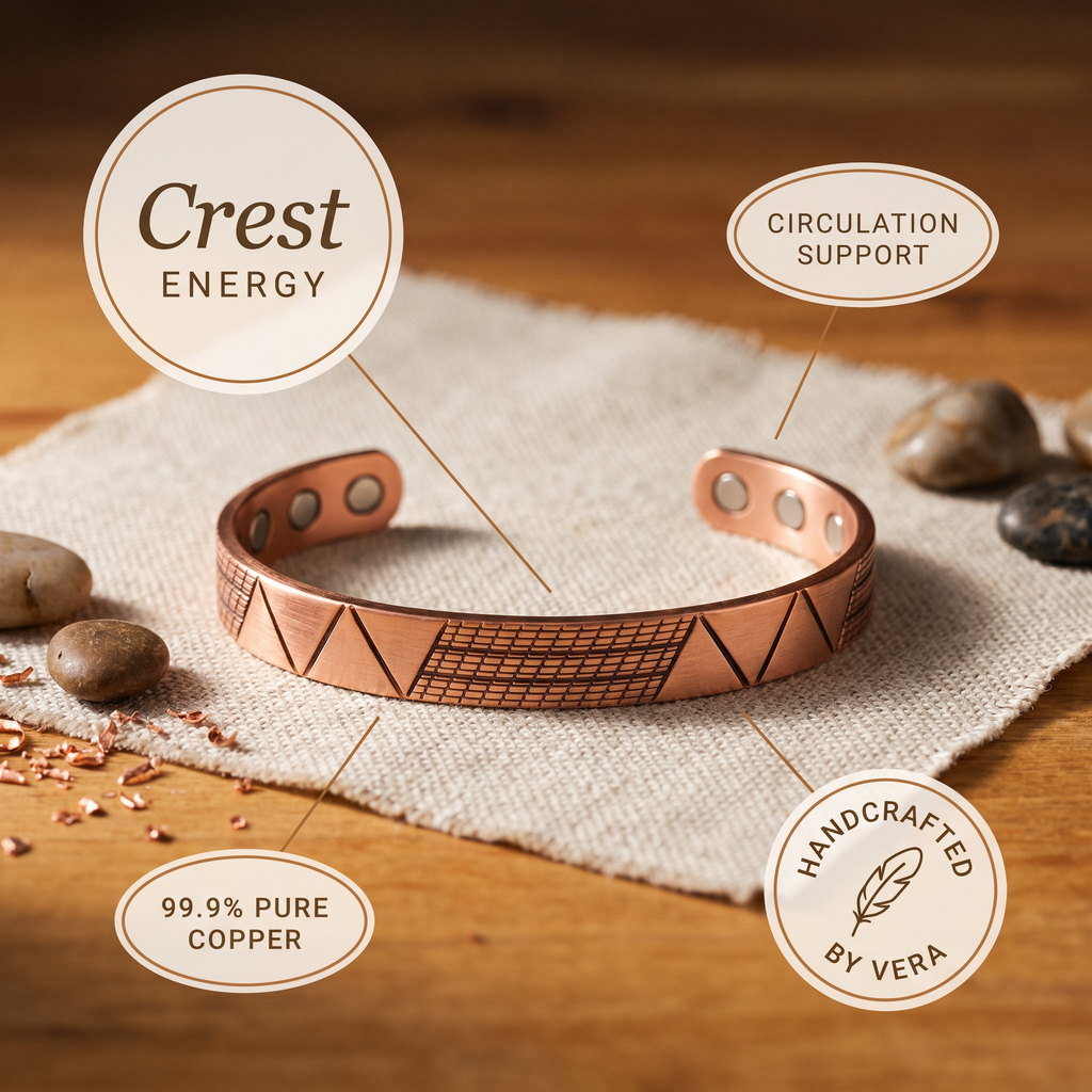 Vera's Crest Koperen Armband