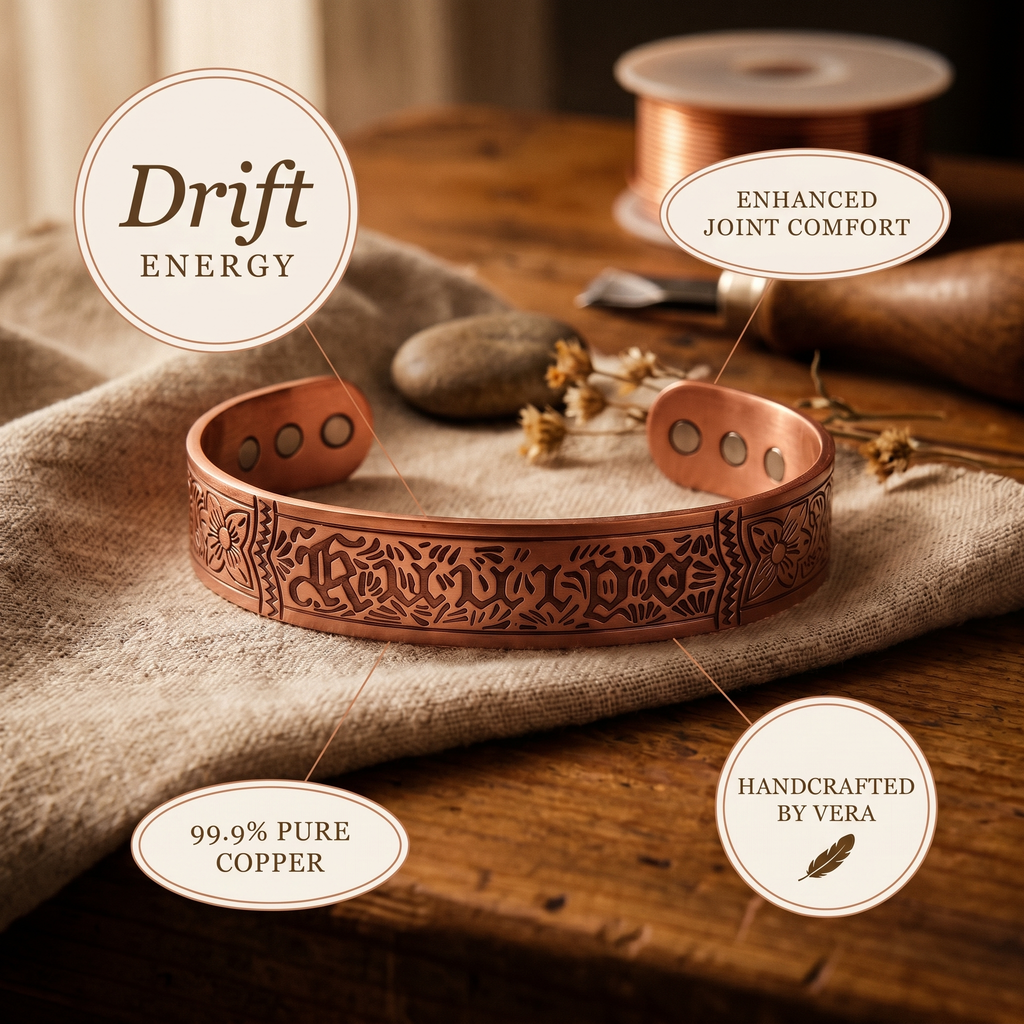 Vera's Drift Koperen Armband