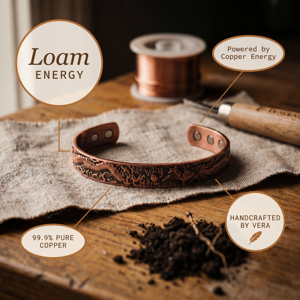 Vera's Loam Koperen Armband