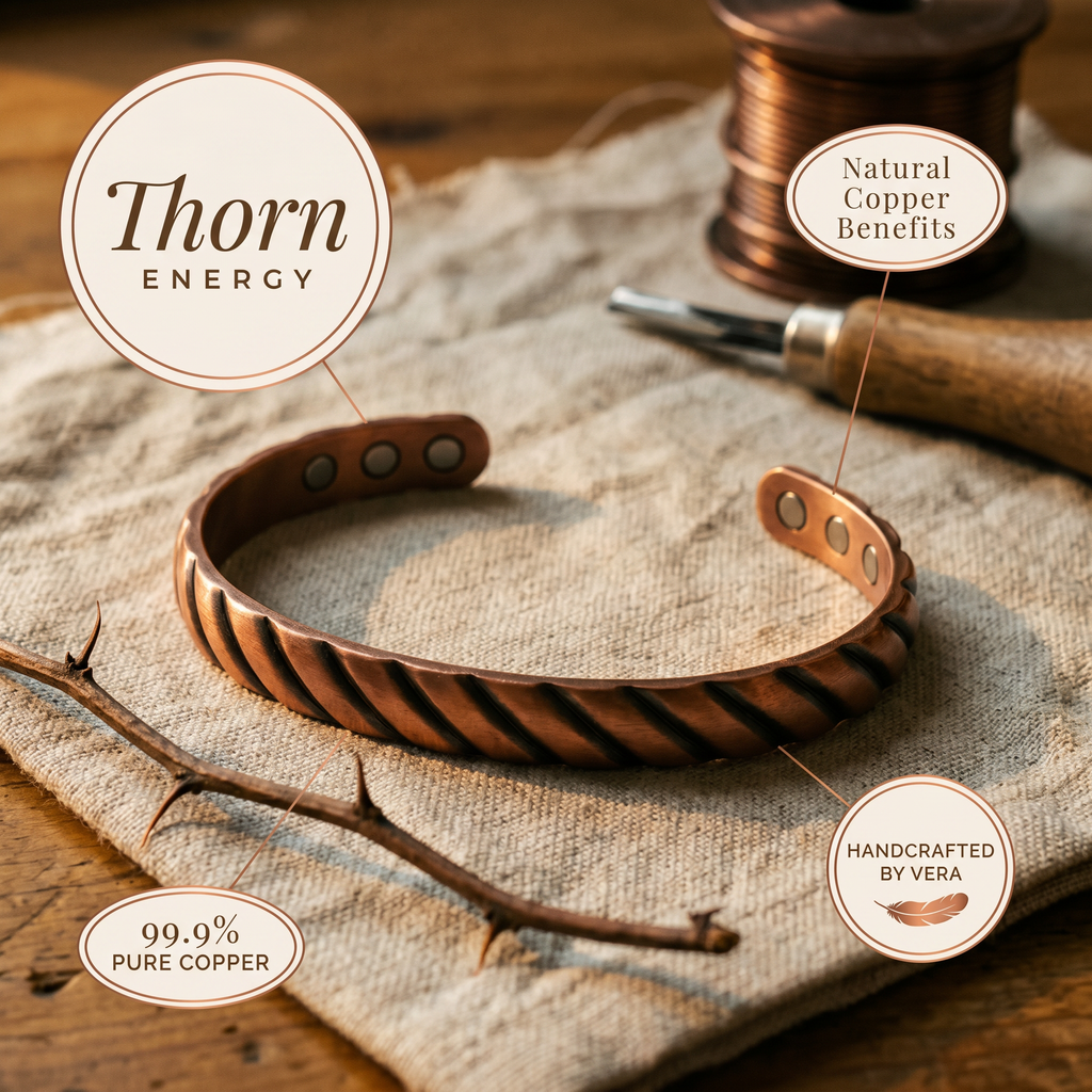Vera's Doorn Koper Armband