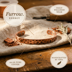 Vera's Furrow Koperen Armband