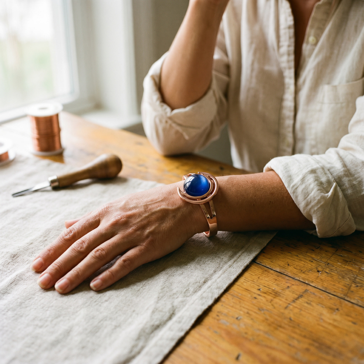 Vera's Sphere Koper Armband