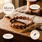 Vera's Marsh Copper Enkelband