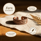 Vera's Fern Koperen Ring
