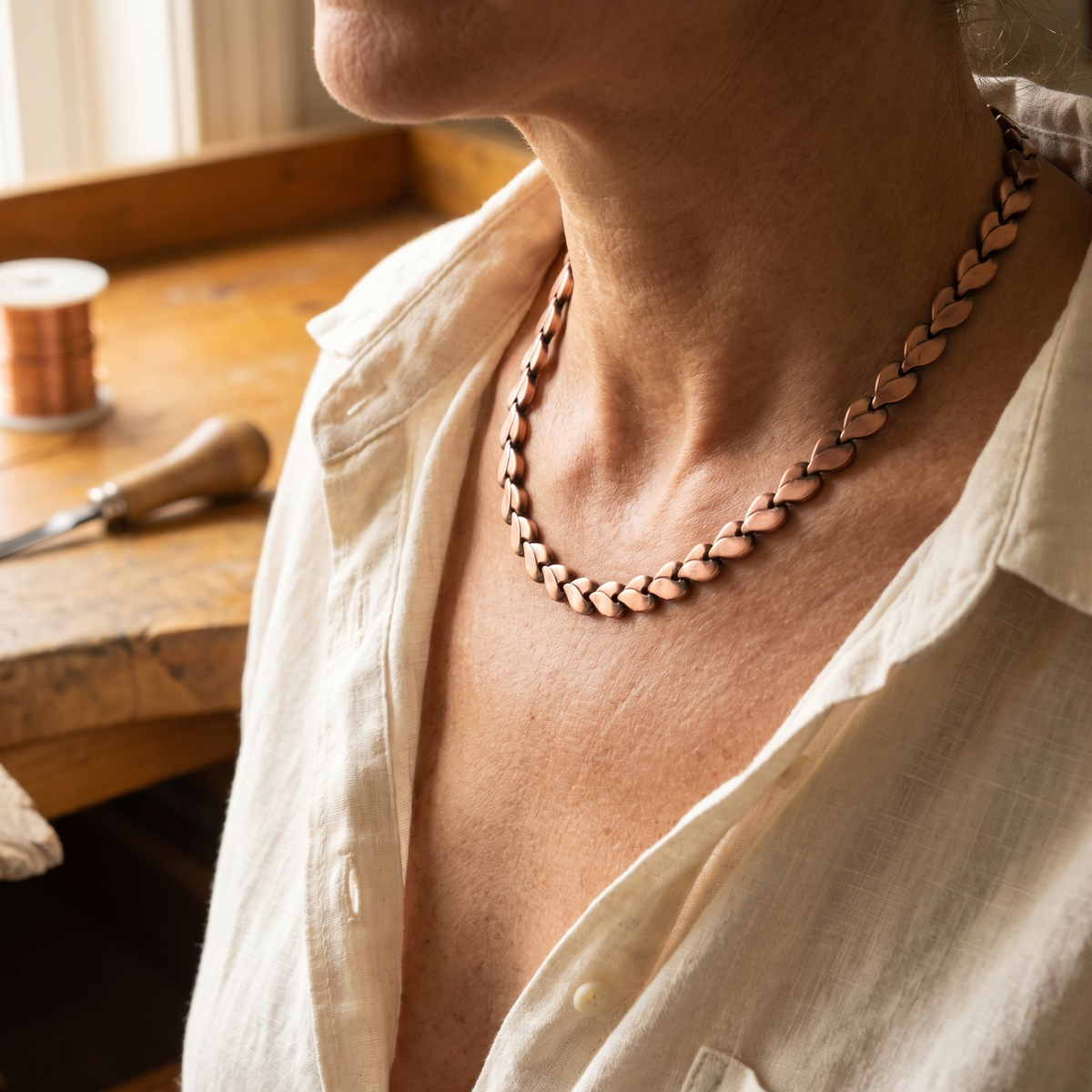 Vera's Briar Koperen Ketting