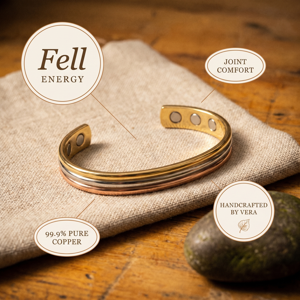 Vera's Fell Koperarmband
