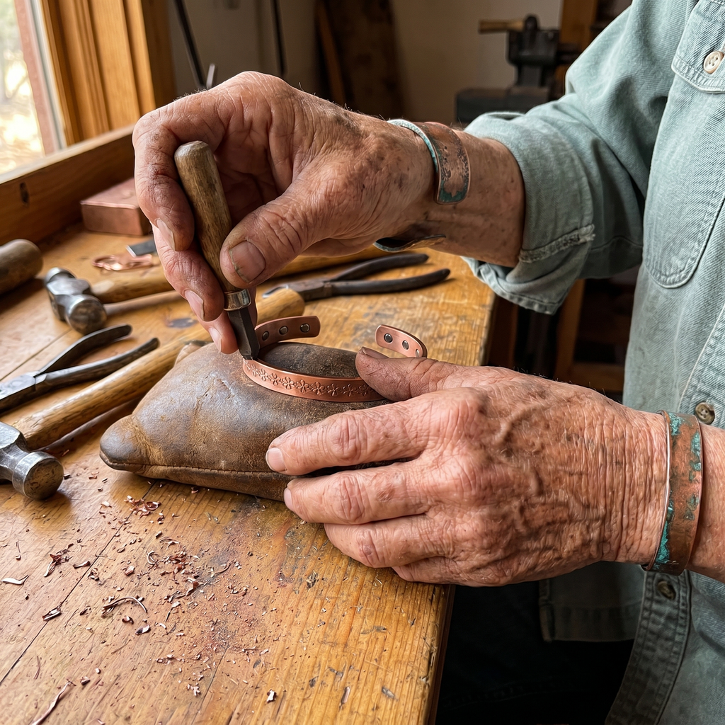 Vera's Loch Koperen Armband