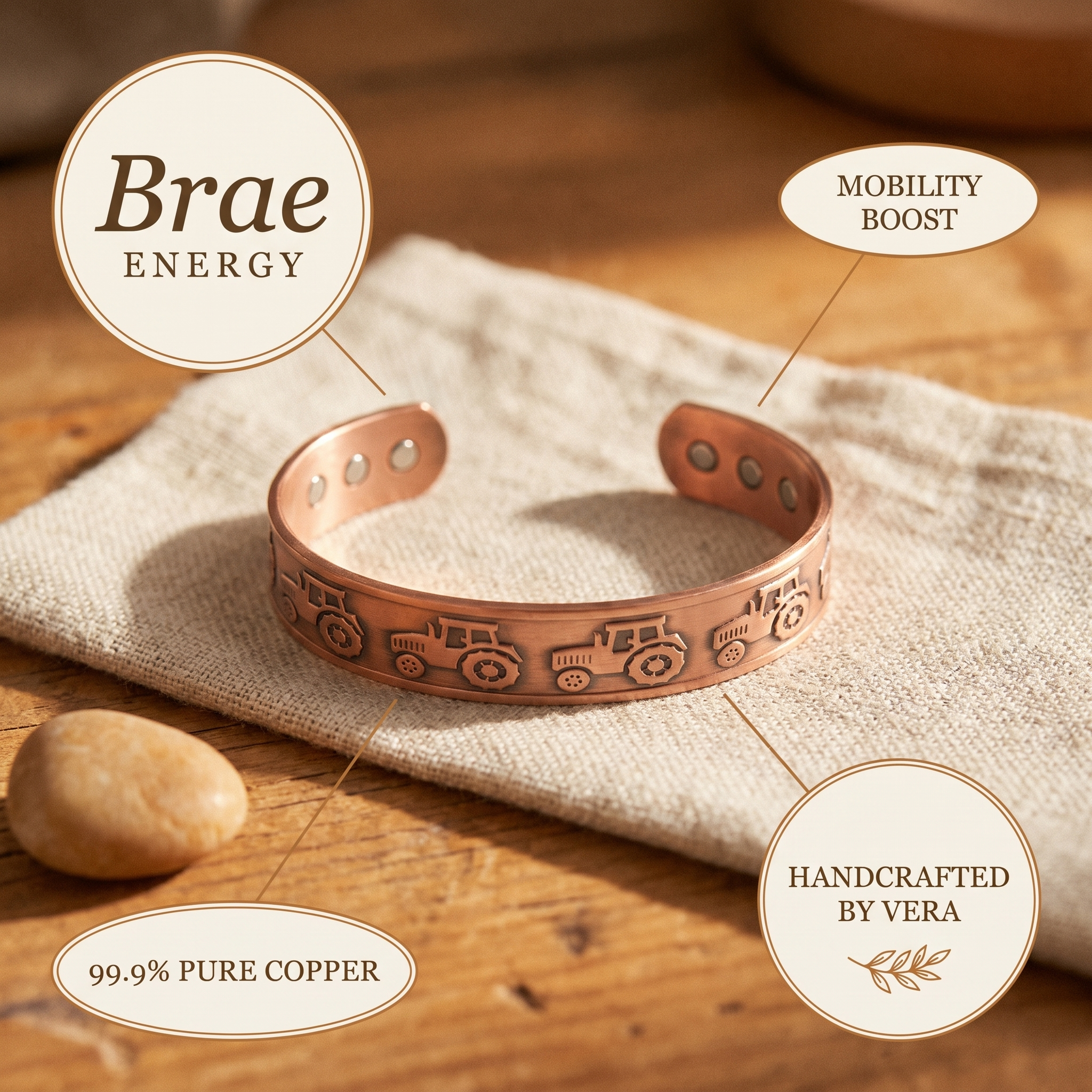 Vera's Brae Koperen Armband