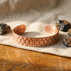 Vera's Oor Mannen Koper Armband