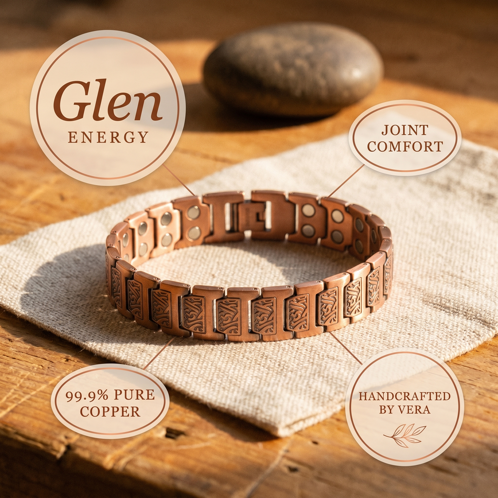 Vera's Glen Heren Koper Armband