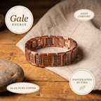 Vera's Gale Heren Koper Armband