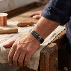 Vera's Oker Heren Koper Armband