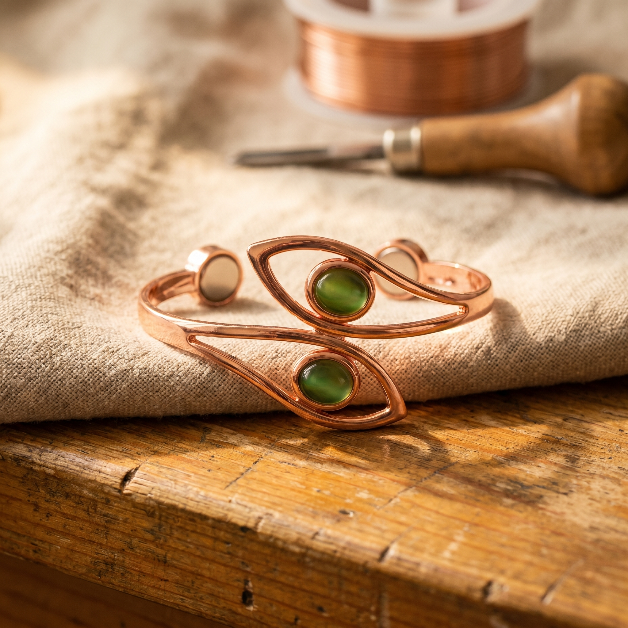 Vera's Opal Koperen Armband