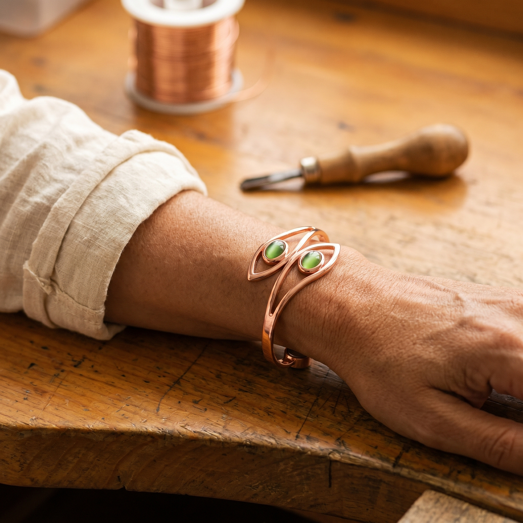 Vera's Opal Koperen Armband
