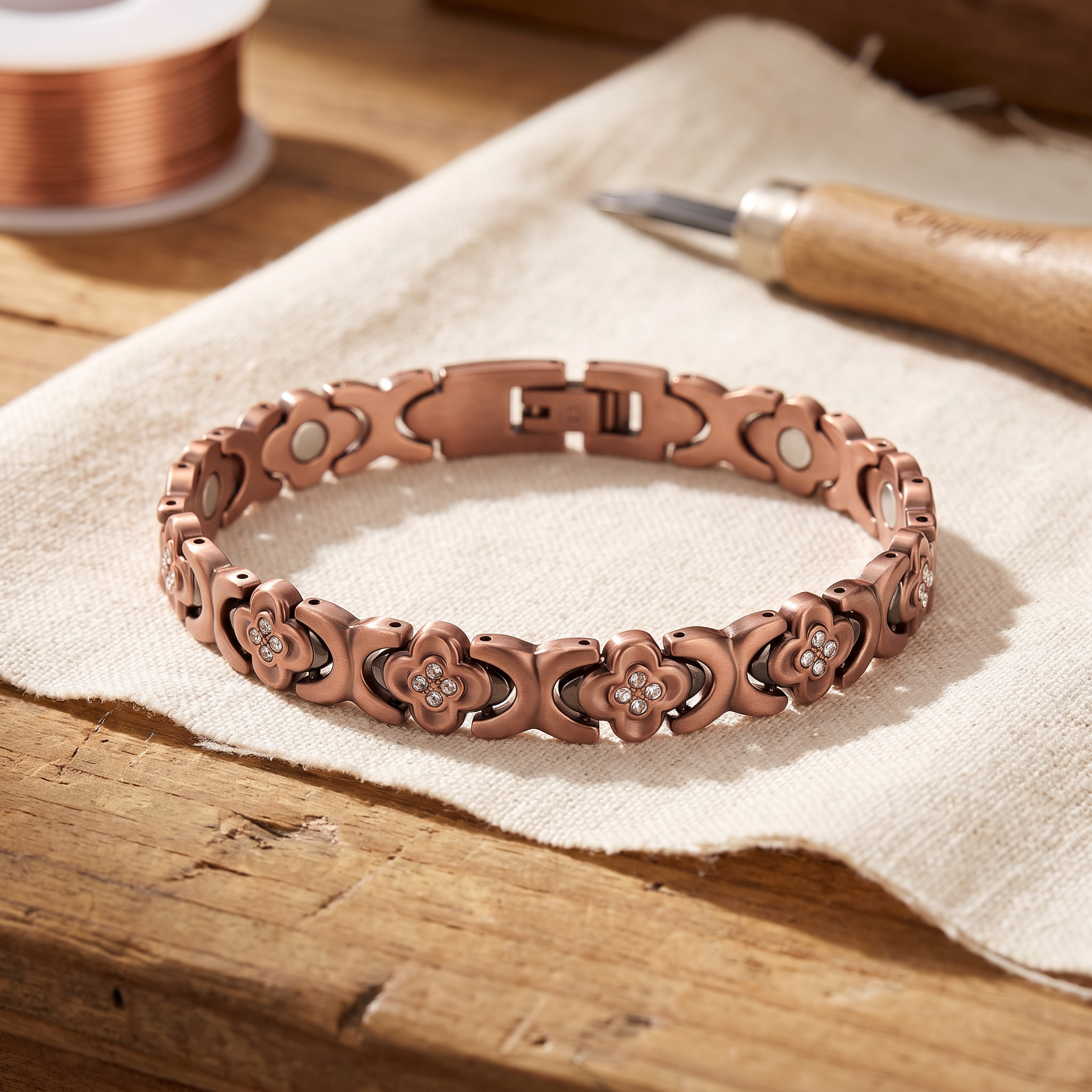 Vera's Keel Koperen Armband