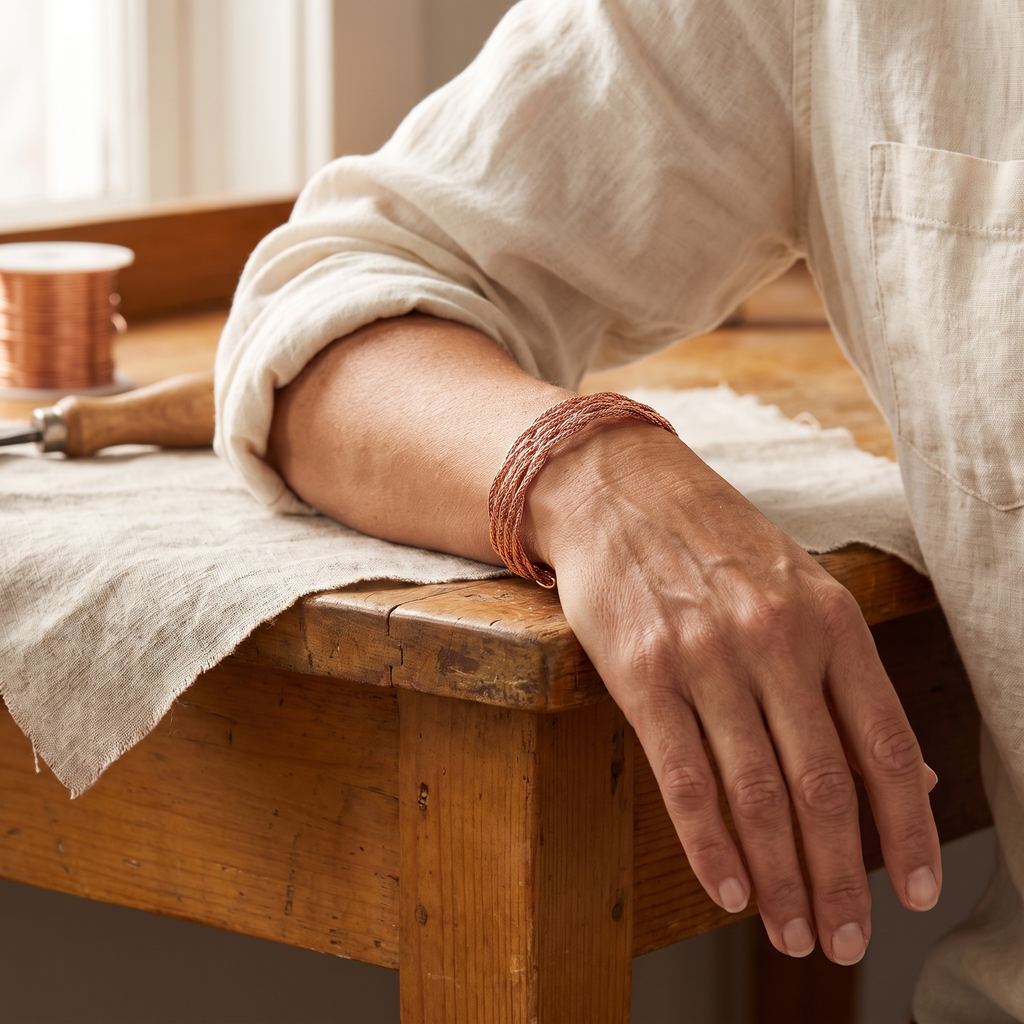 Vera's Elks Copper Bracelet