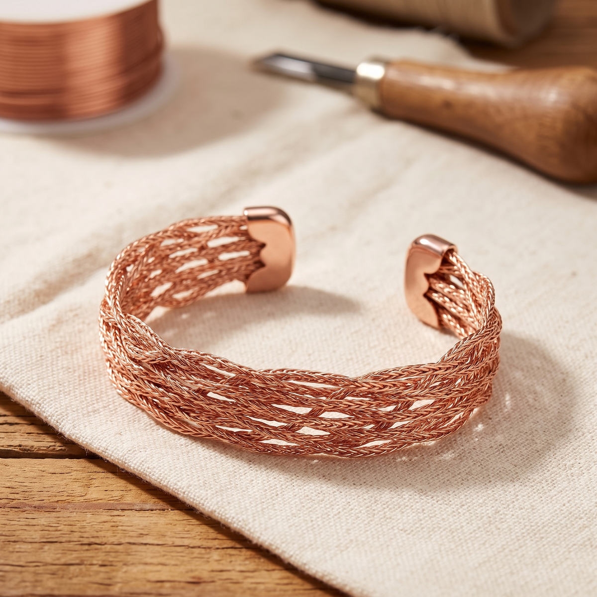 Vera's Elks Copper Bracelet