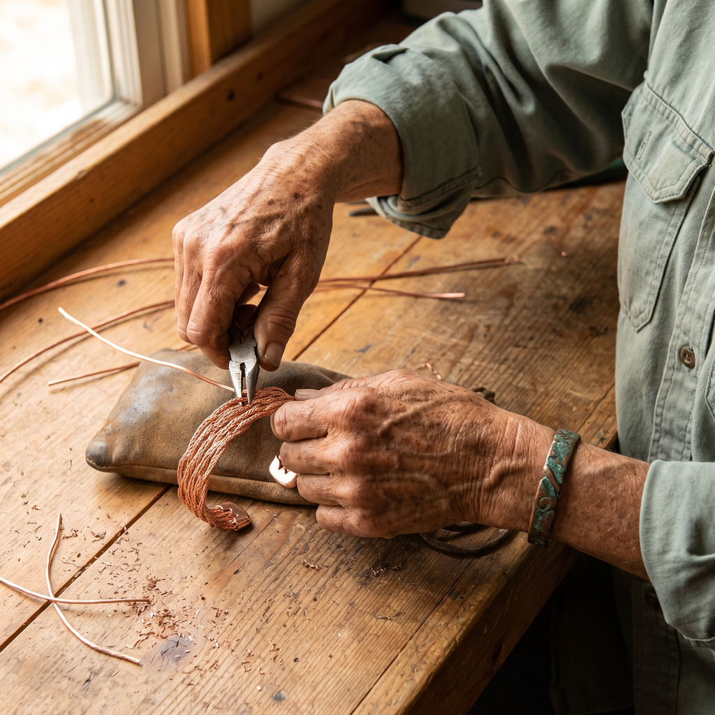 Vera's Elks Copper Bracelet
