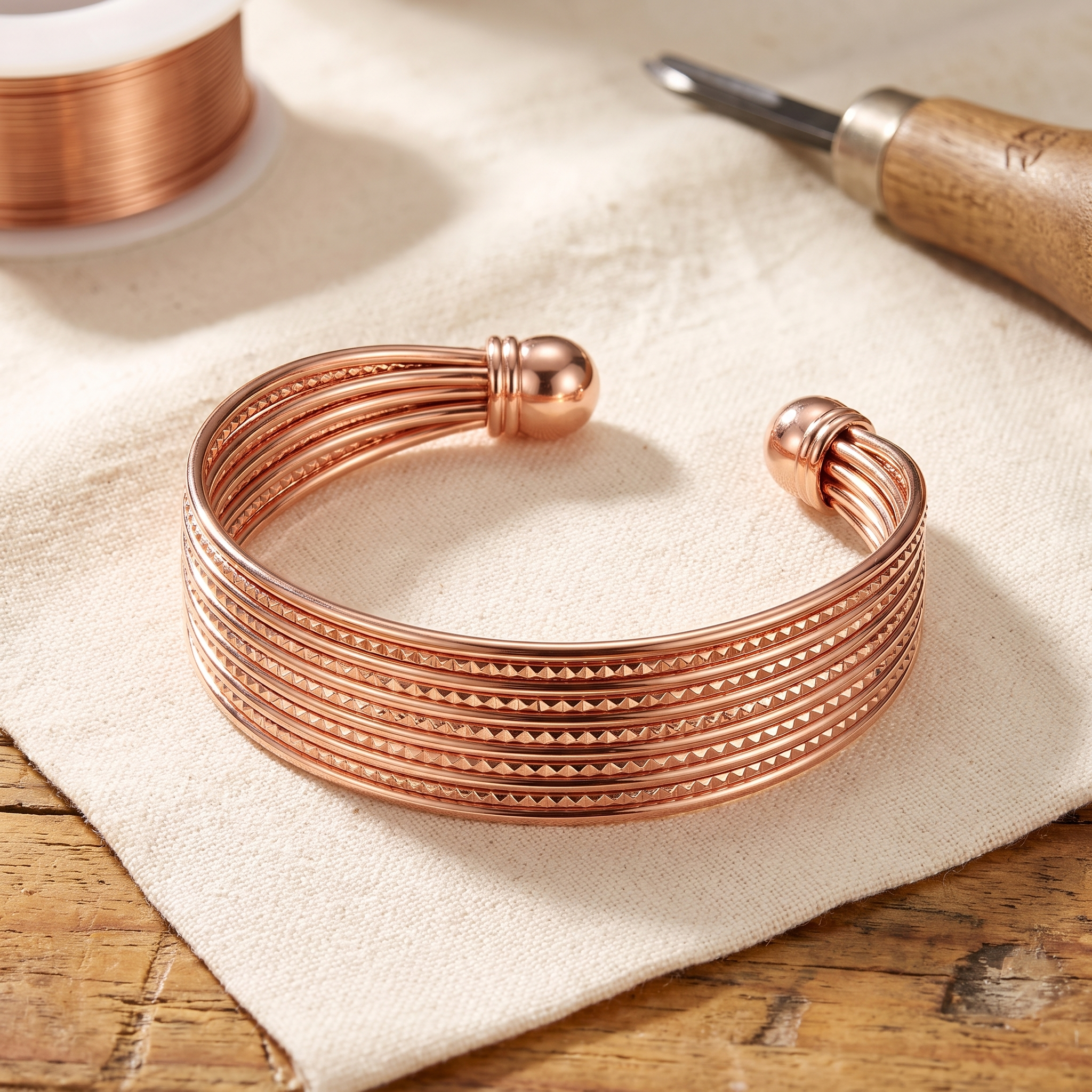 Vera's Snelle Koper Armband