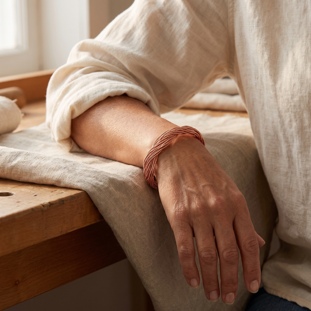 Vera's Finch Koperen Armband
