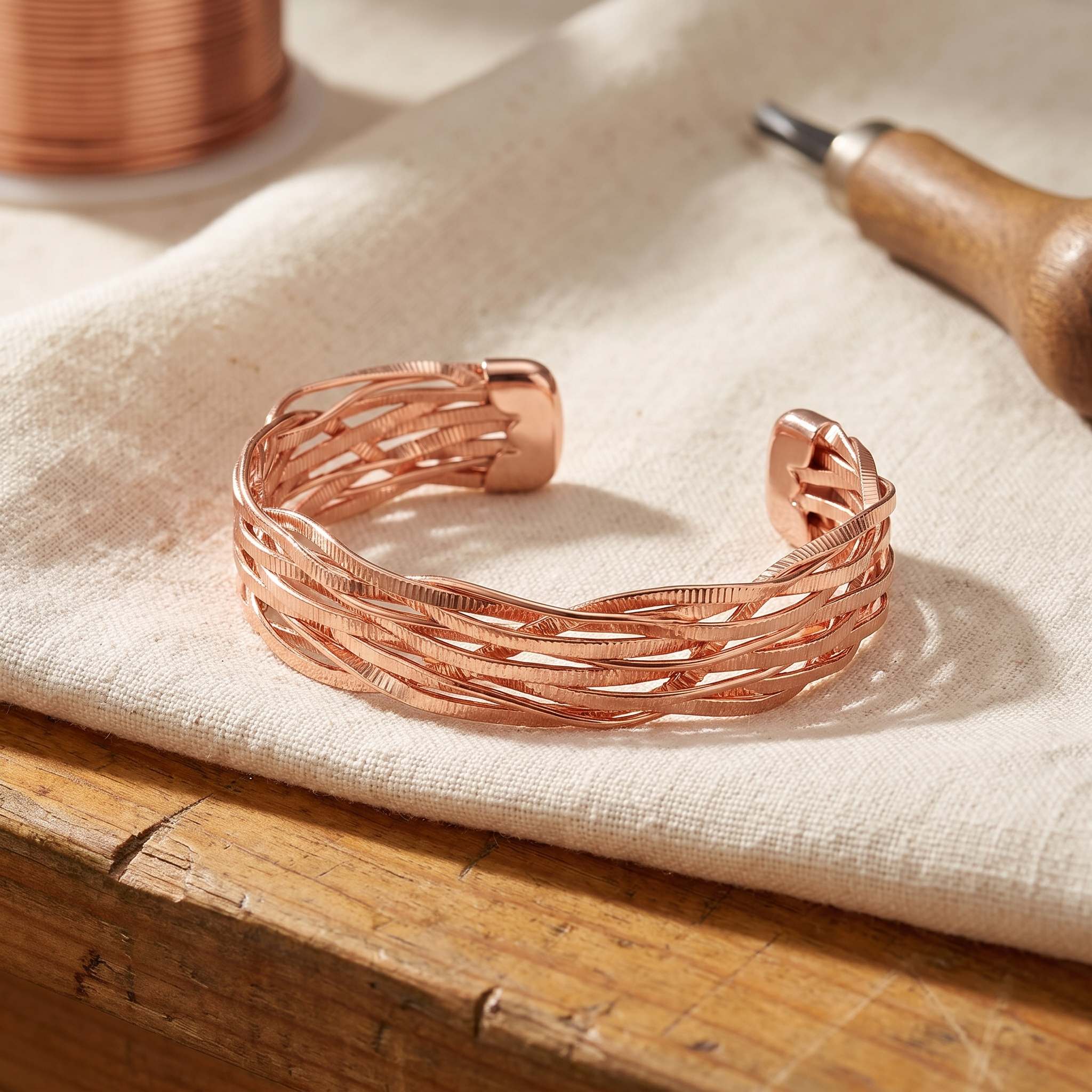 Vera's Wisp Koperen Armband