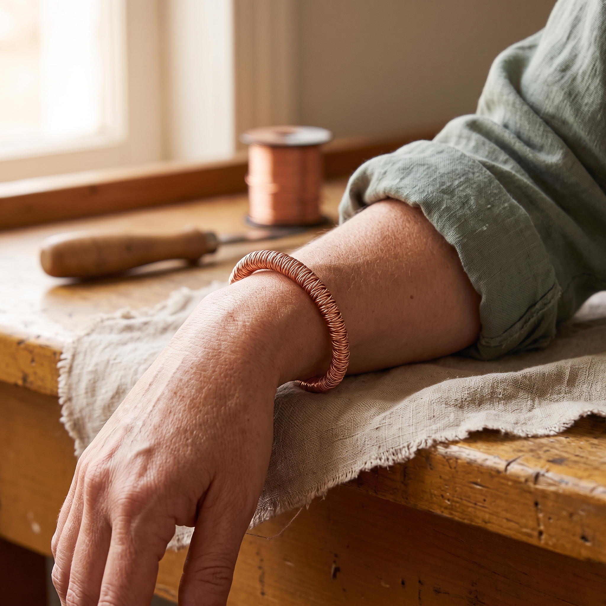 Vera's Fjord Koper Cuff