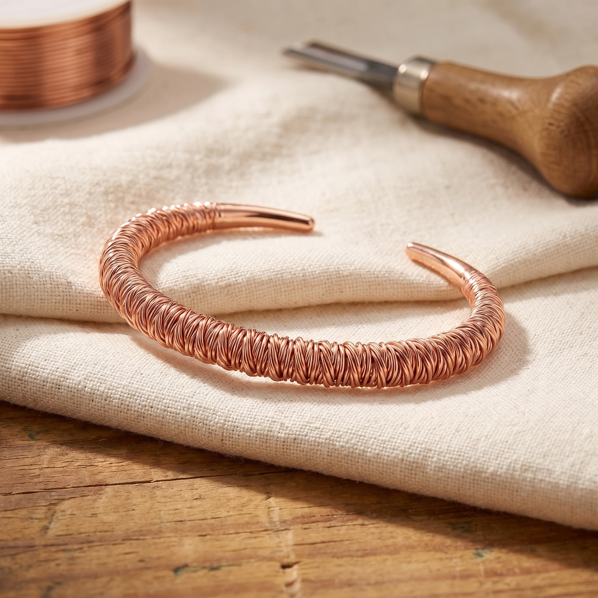 Vera's Fjord Koper Cuff