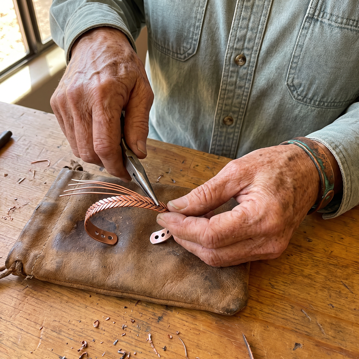 Vera's Furze Koperen Armband