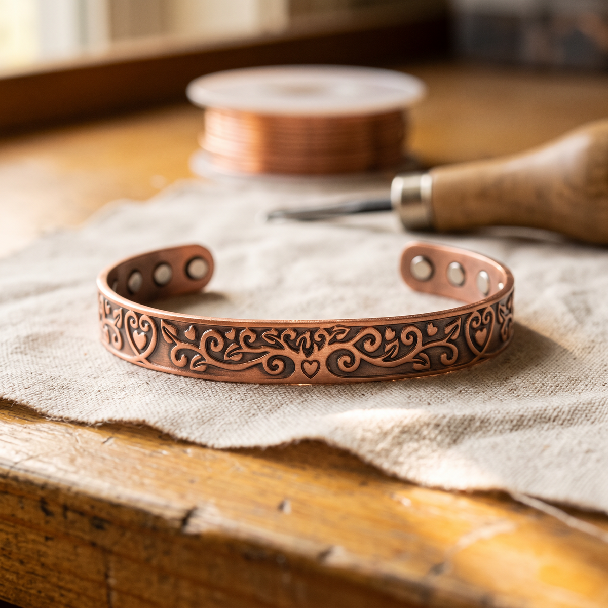 Vera's Tide Koperen Armband
