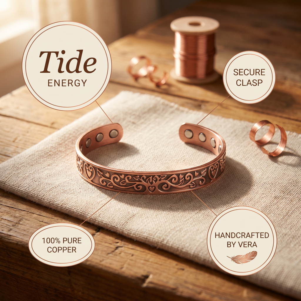 Vera's Tide Koperen Armband