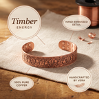Vera's Houten Koperen Armband